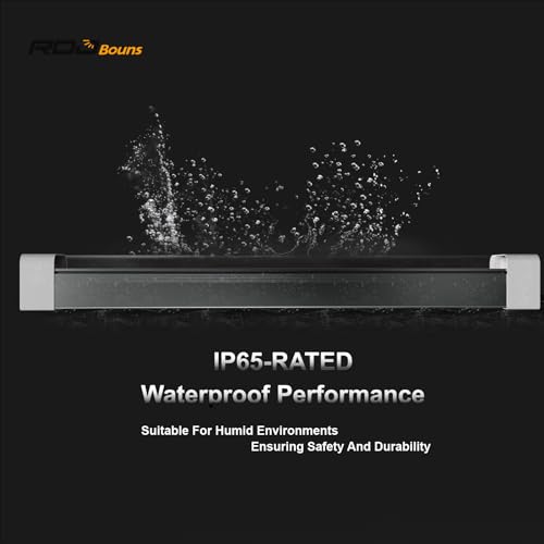 RDJ Bouns Under Canopy Grow Light for Grow Tent, 60W Full Spectrum with 660nm & IR, 0-10V Dimming Grow Light Bars, High Wa...
