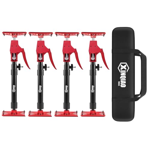 XINQIAO Cabinet Jacks for Installing Cabinets, Light Duty Third Hand Tools Adjustable Support Pole from 15.7 in to 27.6 i...