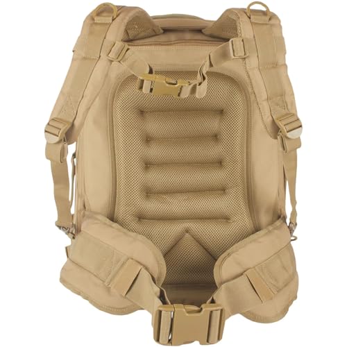 FOX OUTDOOR PRODUCTS Jumbo Modular Field Pack | 61L Tactical Backpack, MOLLE, Hydration Compatible, Converts to Briefcase,...