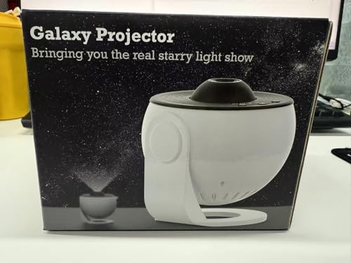 FlyLily Galaxy Projector, 13 in 1 HD Planetarium Star Projector for Bedroom, 360 Rotating Star Light with Adjustable Knob and Timer for Kids, Ceiling, Gifts, Room Decoration