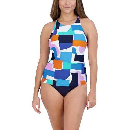 Nautica Women's Tankini Swimsuit Set? Quick-Dry, UPF+, Bathing Suit Top, Swim, Beach, Pool & Resort Wear