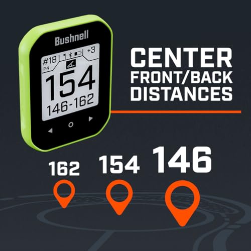 Bushnell Golf Phantom 3 Slope GPS Handlheld (Green) | 38,000+ Courses, Slope Compensation, Hazard Info, Distance Calculato...