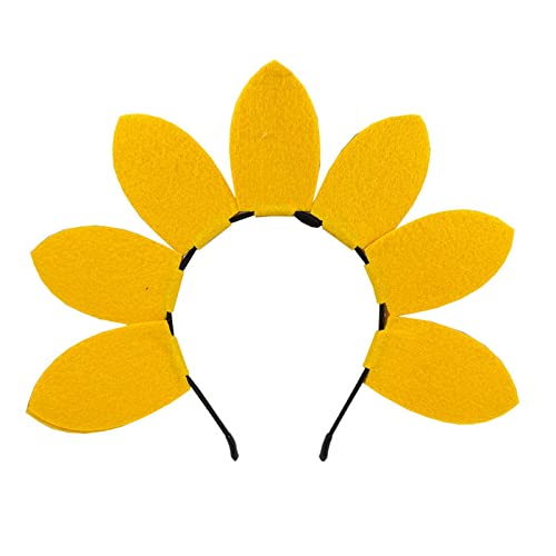 appuivbt Floral Petals Headband Flowers Hair Hoop Hairband Summer Headwear Party Costume Headpiece