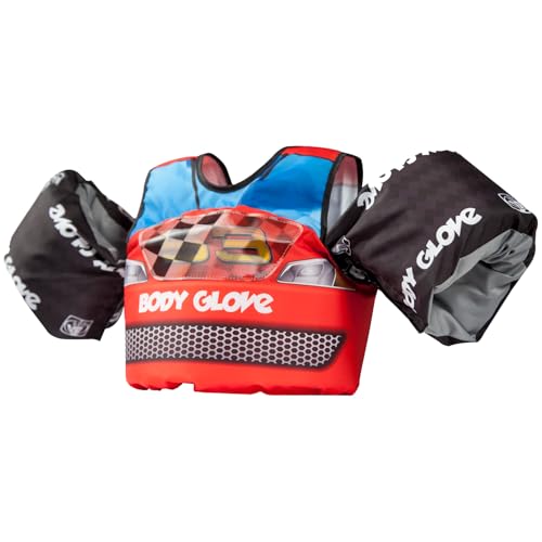 Body Glove Paddle Pals Motion Life Jackets - The Safest Patented U.S. Coast Guard Approved Kids Swim Vest 33-55 LBS