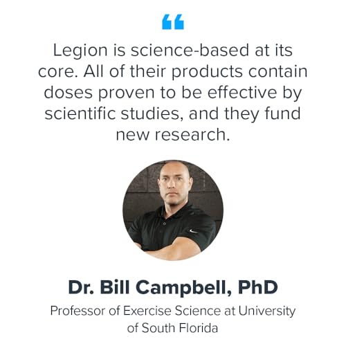 LEGION Hydrate Electrolyte Powder Packets with Sodium, Potassium & Magnesium – Sugar-Free Hydration Mix for Energy & Recov...