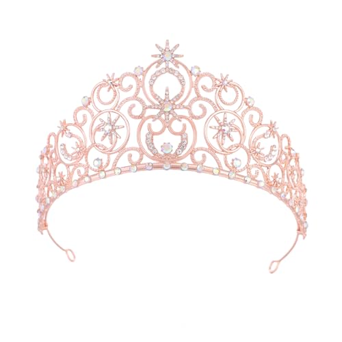 Tiaras and Crowns for Women Bubble Crown Crystal Queen Crown princess headbands for Wedding Prom Birthday Halloween Christ...