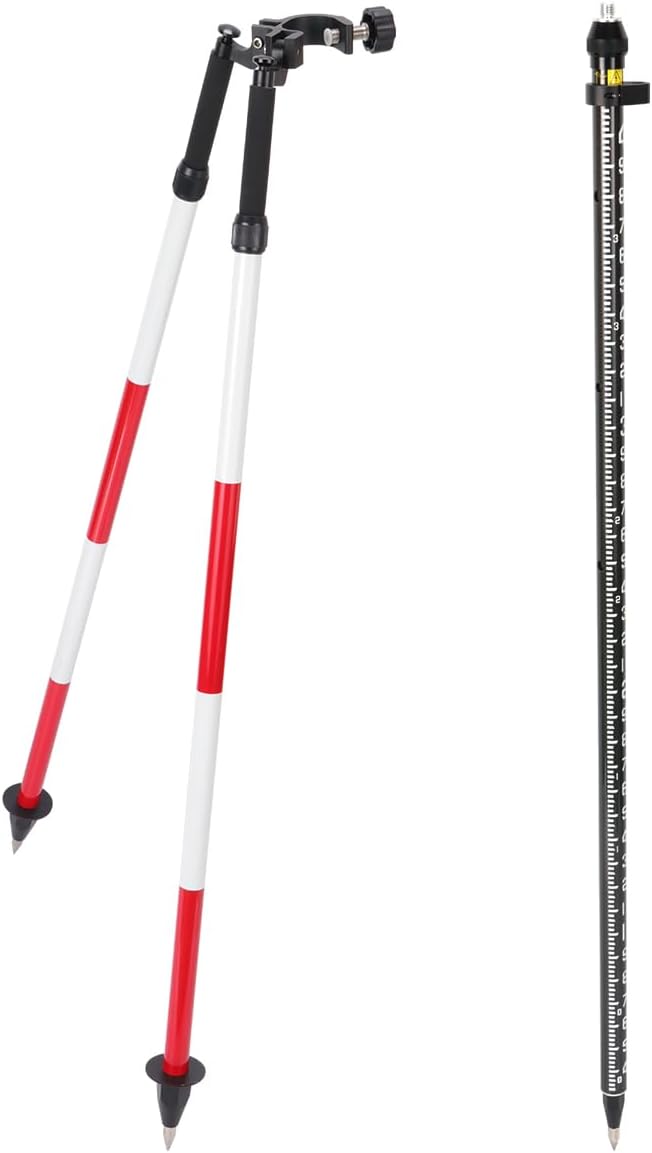 Carbon Fiber GPS Pole, GPS Poles with Snap-Lock for Land Surveying & Engineering GPS/GNSS Accessory and Instruments (GLS26...