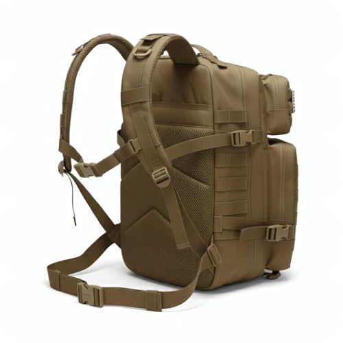 Fortune Edge Military Tactical Backpack for Men and Women Molle 45L Large Army 3 Days Assault Pack Bug Out Bag Water Resis...