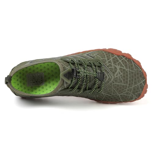 UBFEN Water Shoes Aqua Swim Shoes Mens Womens Beach Sports Quick Dry Barefoot for Boating Fishing Diving Surfing