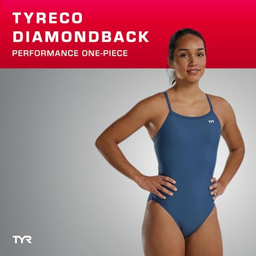 TYR Women's Standard Tyreco Solid Diamondback Swimsuit