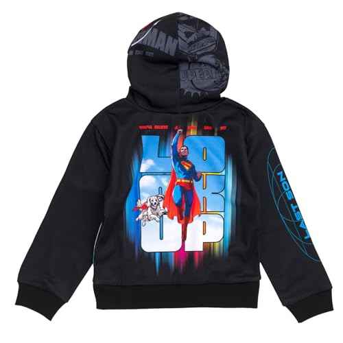 DC Comics Justice League Batman Fleece Pullover Hoodie Toddler to Big Kid