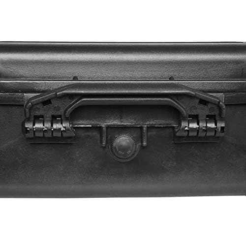 Case Club 4 Pistol and (up to) 33 Magazine with Accessory Pocket Pre-Cut Heavy Duty Waterproof Case with Silica Gel Canister to Help Prevent Gun Rust (Upgraded Gen-2)