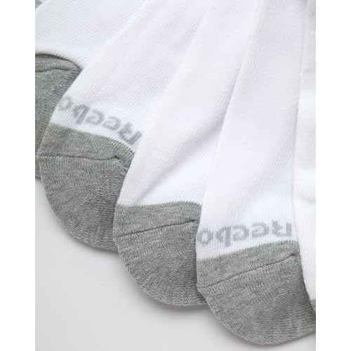 Reebok Men's Low Cut Socks - 12 Pack Performance Cushion Comfort No Show Socks - Breathable Athletic Socks for Men (6-12.5)