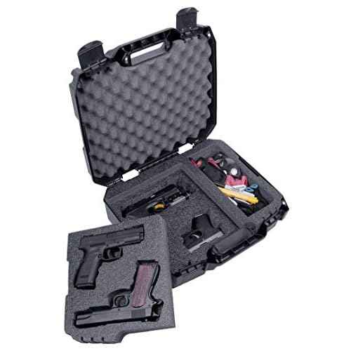 Case Club Pre-Cut 4 Pistol & Accessory Carrying Case