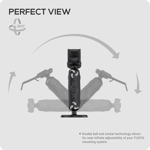 TUSITA Drill-Down Mount with Spine Clip Holder Compatible with Garmin Handheld GPS