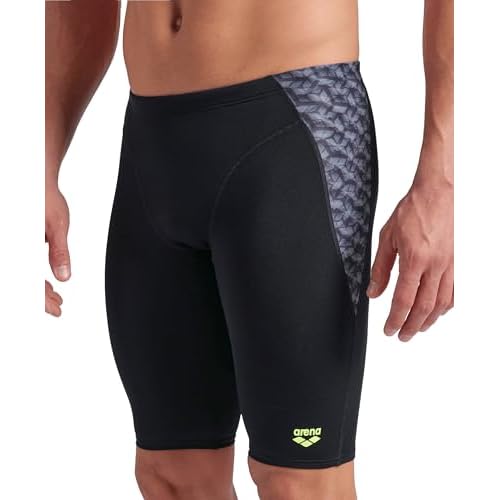 ARENA Mens Performance Men's Monogram Swim Jammer Knee-Length Swimsuit Training Bathing Suit