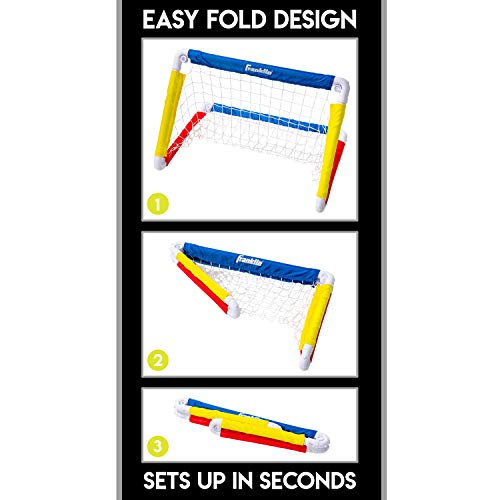 Franklin Sports Kids Soccer Goal with Ball & Pump - 24 X 16