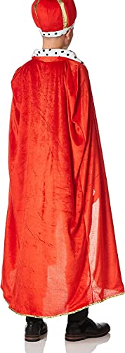Rubies Men's King Robe and Crown Set, One Size for Themed Parties and Halloween