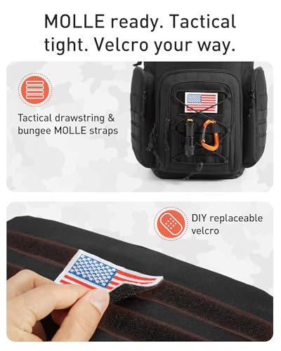 TOURIT Tactical Backpack Cooler Insulated Leak Proof, 42Can/30L Large Cooler Backpack Insulated Waterproof, Ice Chest with...