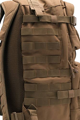 LA Police Gear LAPG 72-Hour Tactical Survival Backpack, Durable MOLLE Bug Out Bag for Hiking, Hunting & Adventures, OD Green