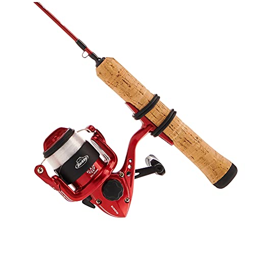 Berkley Cherrywood HD Ice Spinning Reel and Fishing Rod Combo