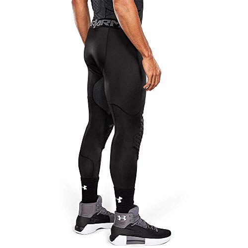 UNDER ARMOUR Men's Full Length Basketball Tights, Padded Knee Protection, Adult Sizes