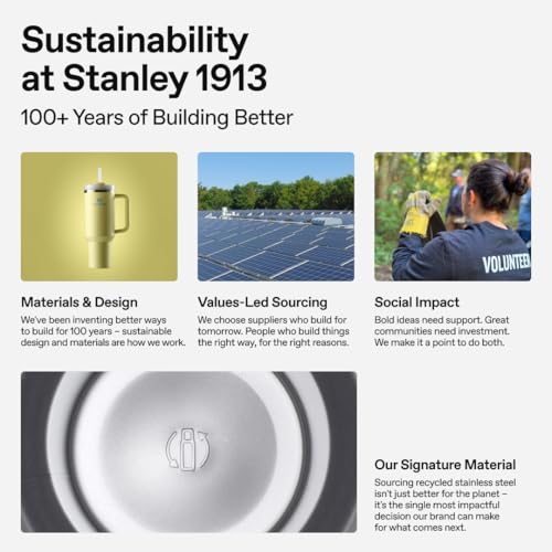 STANLEY Quencher ProTour Flip Straw Tumbler with Leakproof Lid | Built-In Straw & Handle | Cupholder Compatible for Travel...