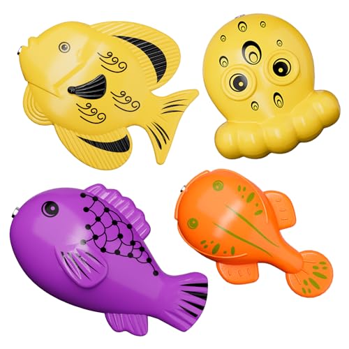 Magnetic Fishing Pool Toys Game for Kids Toddlers, Water Table Bathtub Toy with Pole Rod Net Plastic Floating Fish, Water ...