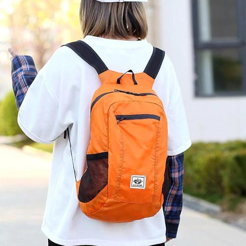 1Pc Hiking Backpack, Ultralight Foldable Sports Storage Backpack, Suitable For Outdoor Cycling Camping Picnic