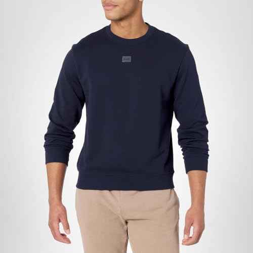 HUGO Tonal Center Logo Pullover Sweatshirt