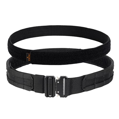 TACNEX Tactical Gun Belt Molle Battle Belt 1.75" & 1.5" Rigger Heavy Duty Belt