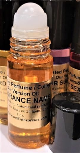 HYWD Enterprises Perfume Oil Comparable to VERY SEXY TEMPTATION for women, Fragrance Rendition, Eau de Parfum, 1 oz. (30ml) Glas