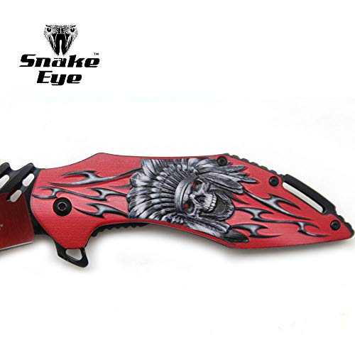 Snake Eye Tactical Folding Knife | Outdoor Survival Pocket Knife | Made of Stainless Steel Blade