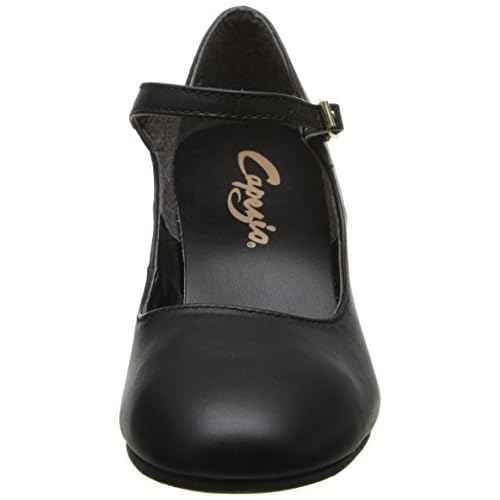 Capezio womens Manhattan Character dance shoes, Black, 9.5 US