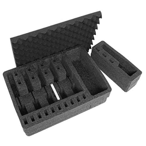 Case Club Foam Only: Fits Pelican 1520-6 Pistol Foam Set