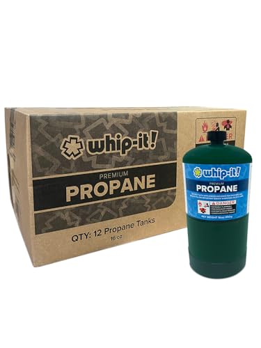 Whip It Propane 12 pack premium camping outdoor campfire torch stove lantern fuel
