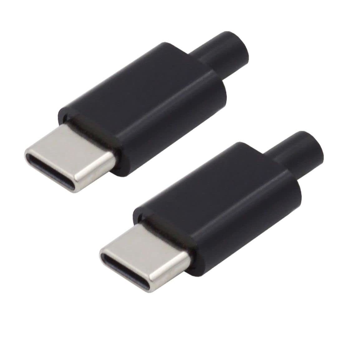 Chenyang 2 Pack Usb C Diy Connector Usb 3.1 Type C 24Pin Pd100W Male Plug Port Repair Replacement Solder Adapter With Pcb Board