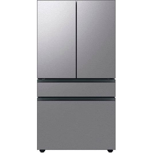 Samsung 29 Cu. Ft. Bespoke 4-Door French Door Refrigerator with Beverage Center, Stainless Steel, RF29BB8600QLAA
