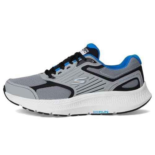 Skechers Men's Go Run Consistent 2.0 Sneaker, Gray/Black, 9.5 X-Wide