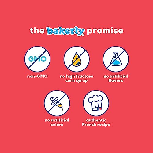 bakerly Strawberry Filled Crepes to go! Non GMO, Free from Artificial Flavors & Colors, Pack of 9, 6-Count (54 Total Crepes)