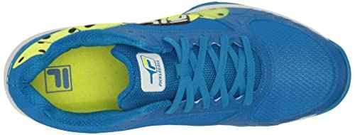 Volley Zone, Electric Blue/White/Safety Yellow, 9.5
