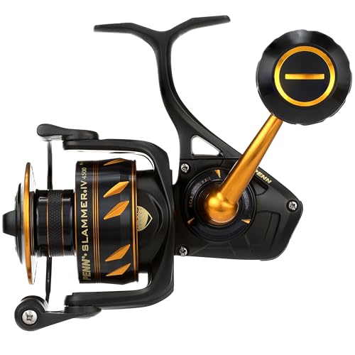 Penn Slammer IV Saltwater Spinning Reel - Full Metal, Heavy Duty Spin, Jigging or Lure Fishing Reel - Boat, Shore, Kayak