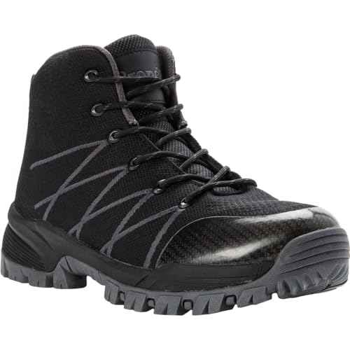 Propet Mens Traverse Hiking Casual Boots Ankle - Black