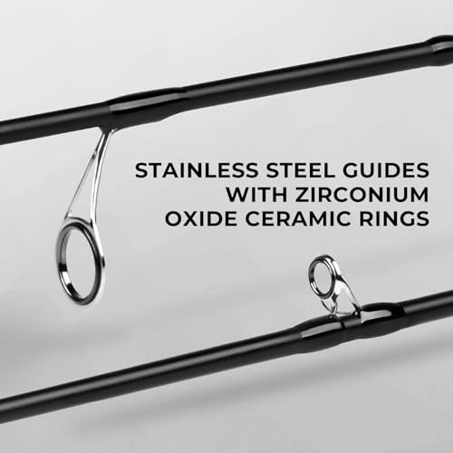 KastKing Crixus Fishing Rods,IM6 Graphite Spinning Rod & Casting Rod W/Zirconium Oxide Ring Stainless Steel Guides, SuperP...