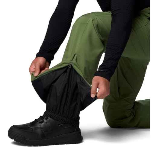 Columbia Men's Powder Stash II Pant, Canteen/Black, X-Large