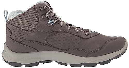 KEEN Women's Terradora Explorer Mid Height Waterproof All Terrain Hiking Boots, Steel Grey/Clear Sky, 5