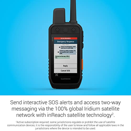 Garmin Alpha 300i Handheld, Advanced Tracking and Training Handheld with inReach® Technology