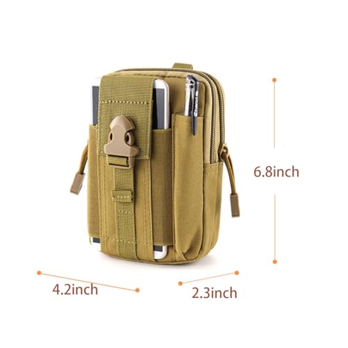 Tactical Waist Bag For Mobile Phone Men's Outdoor Sports Wrist Arm Bag Key Tool Chest Bag