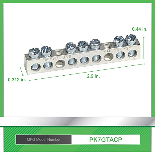 Square D - PK7GTACP 7 Terminal Ground Bar Kit
