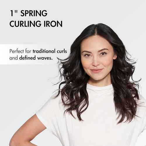 BaBylissPRO Porcelain Ceramic 1 Inch Curling Iron, Hair Styling Tools & Appliances, BP125S